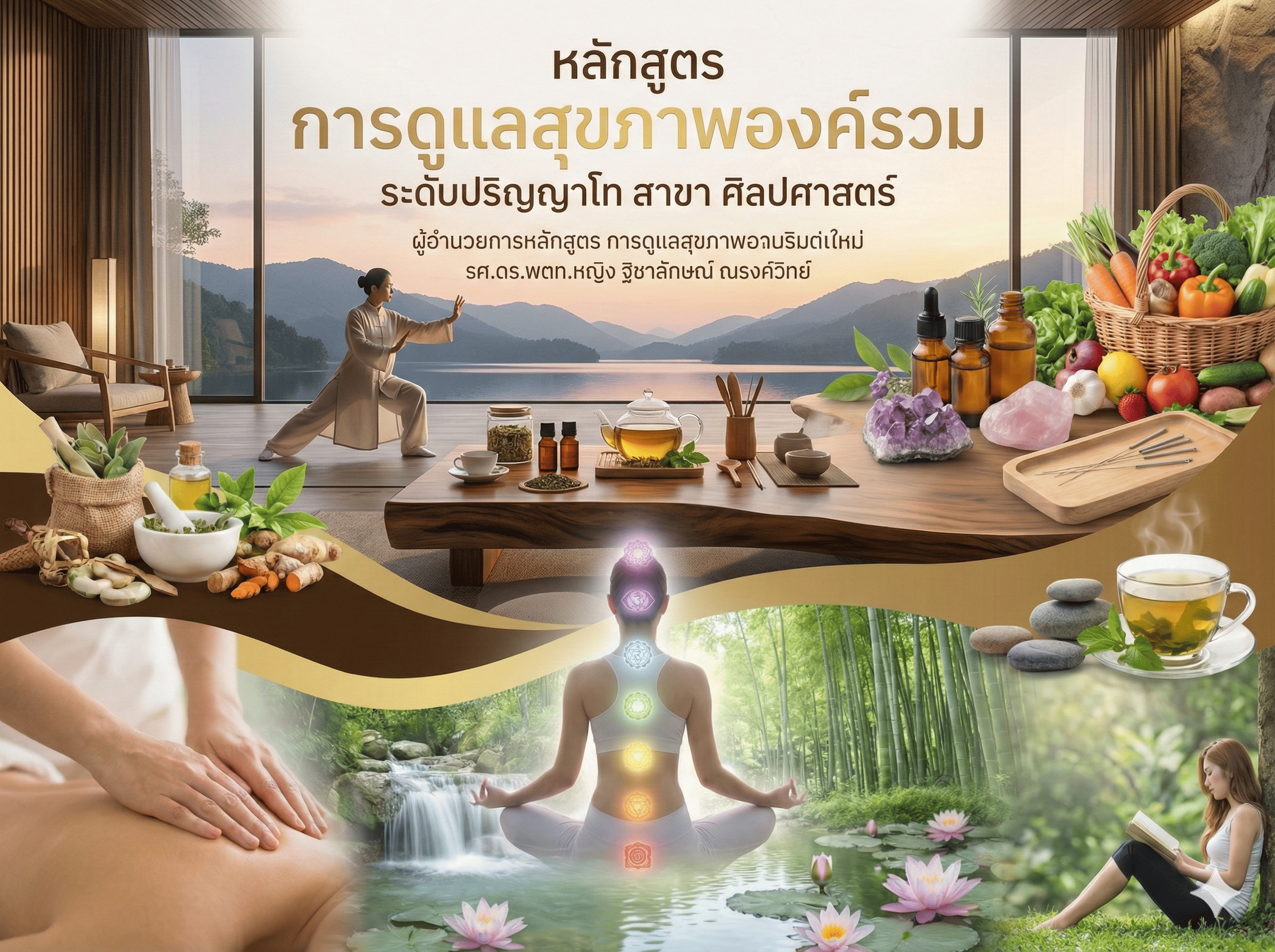 หลักสูตร การแพทย์พื้นบ้านและการแพทย์องค์รวม ระดับปริญญาโท