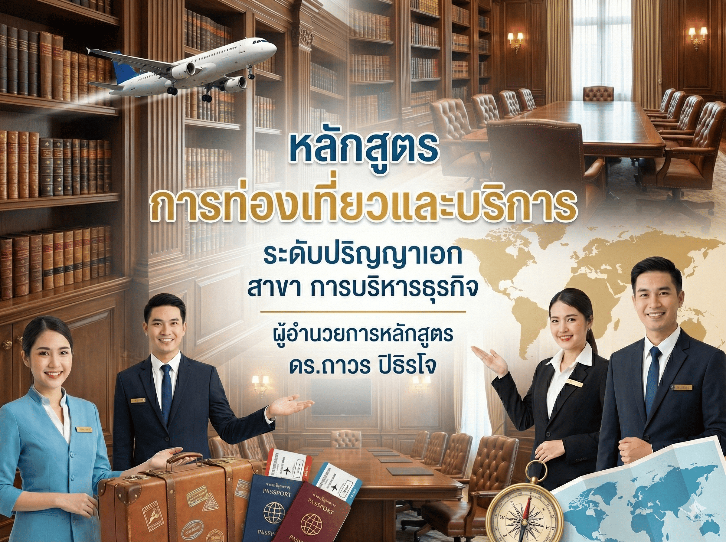 หลักสูตร การท่องเที่ยวและบริการ ระดับ ปริญญาเอก
