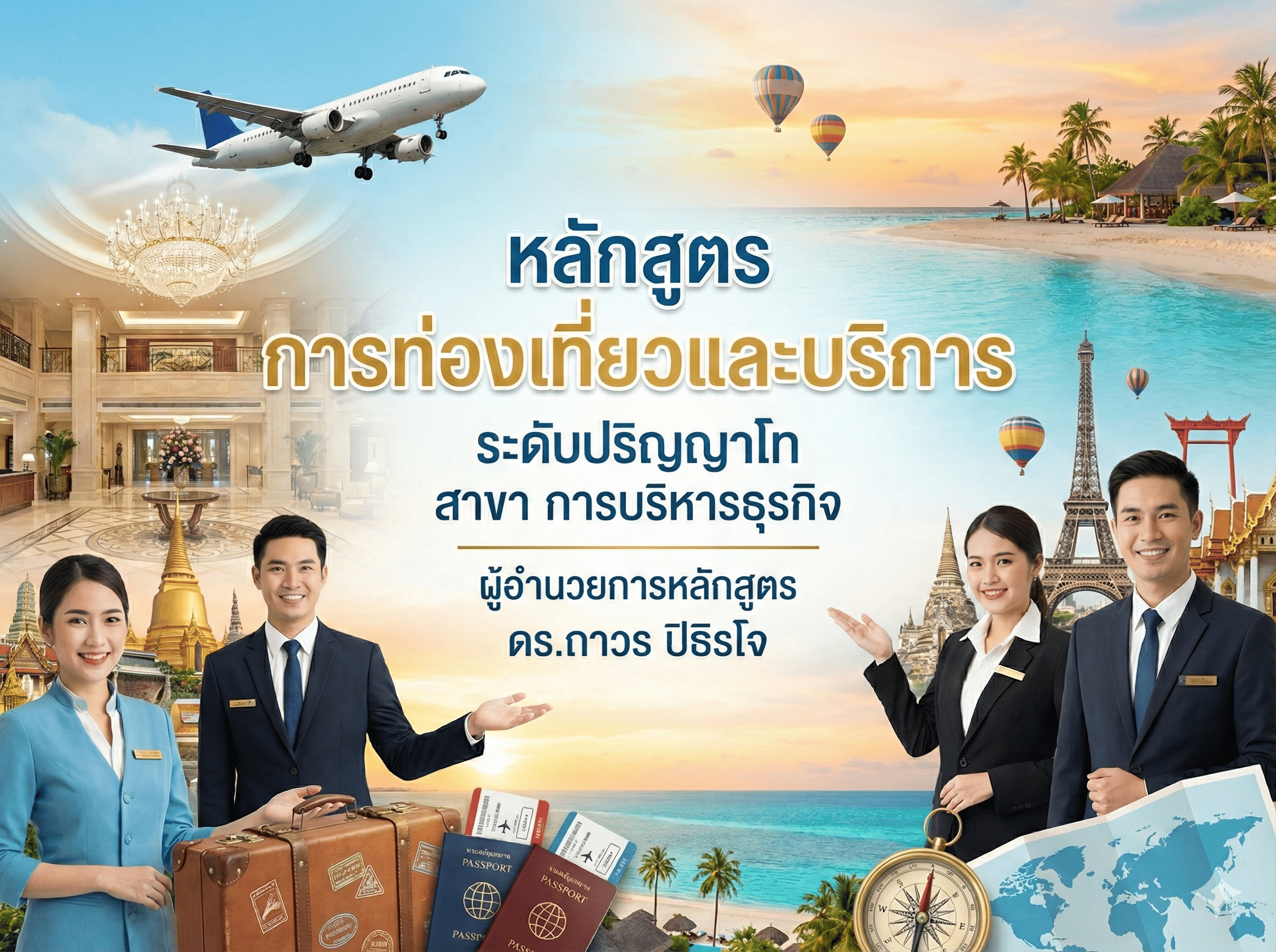 หลักสูตร การท่องเที่ยวและบริการ ระดับ ปริญญาโท