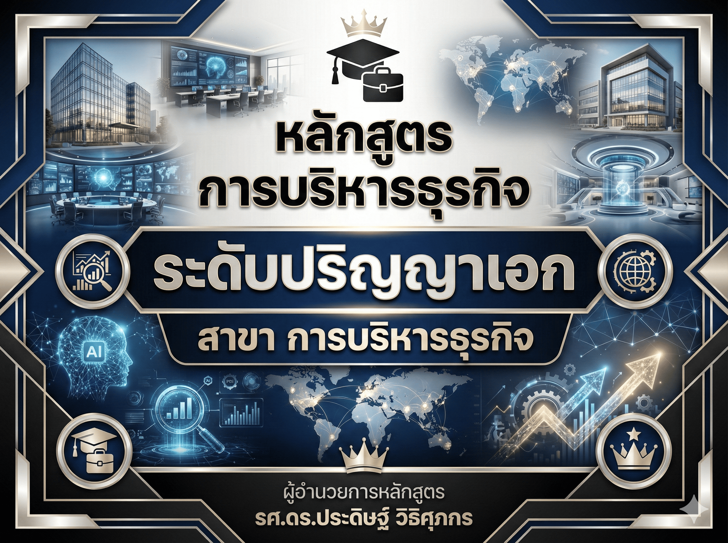 หลักสูตร การบริหารธุรกิจ ระดับ ปริญญาเอก