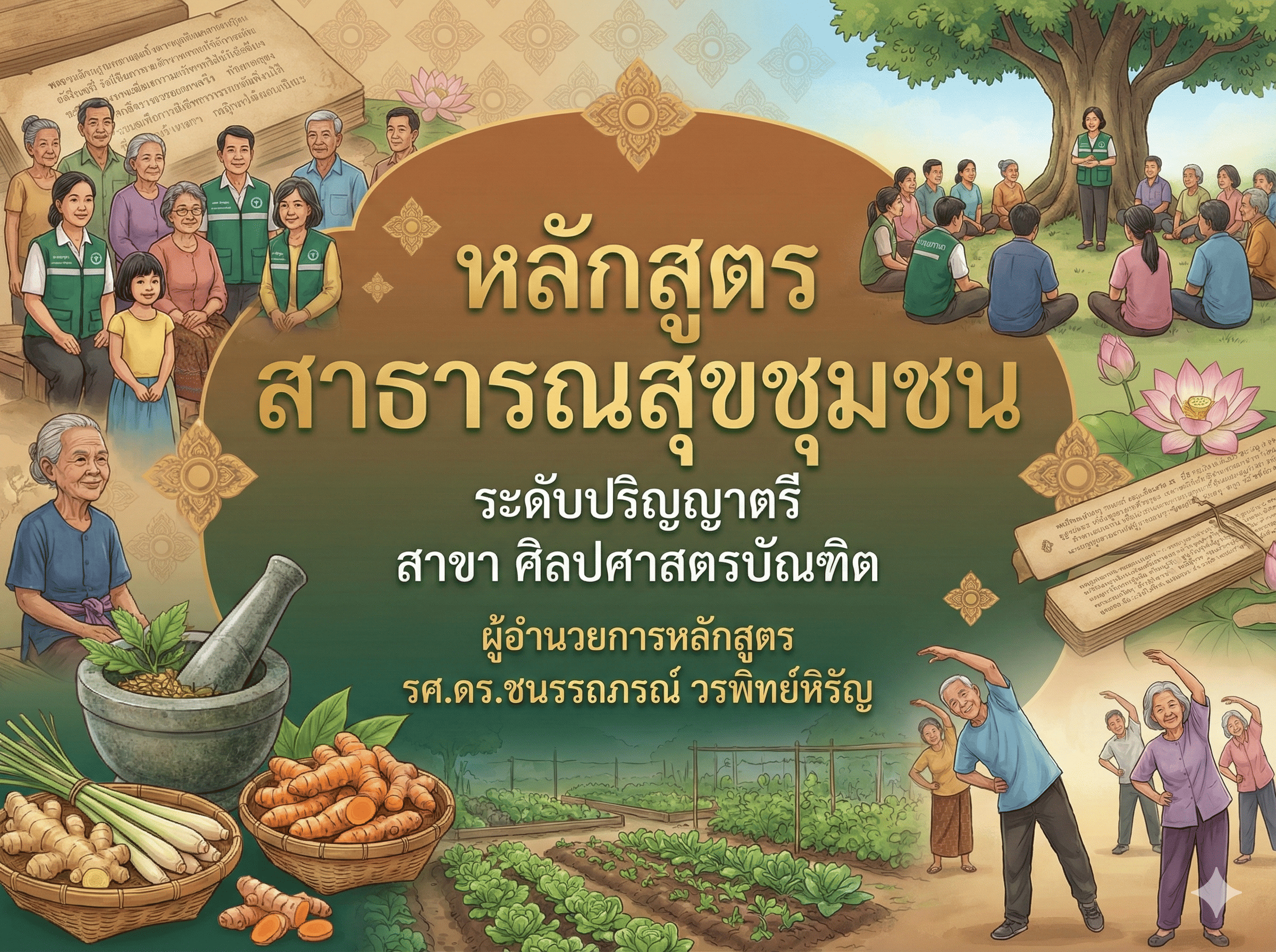 หลักสูตร สาธารณสุข ระดับ ปริญญาตรี