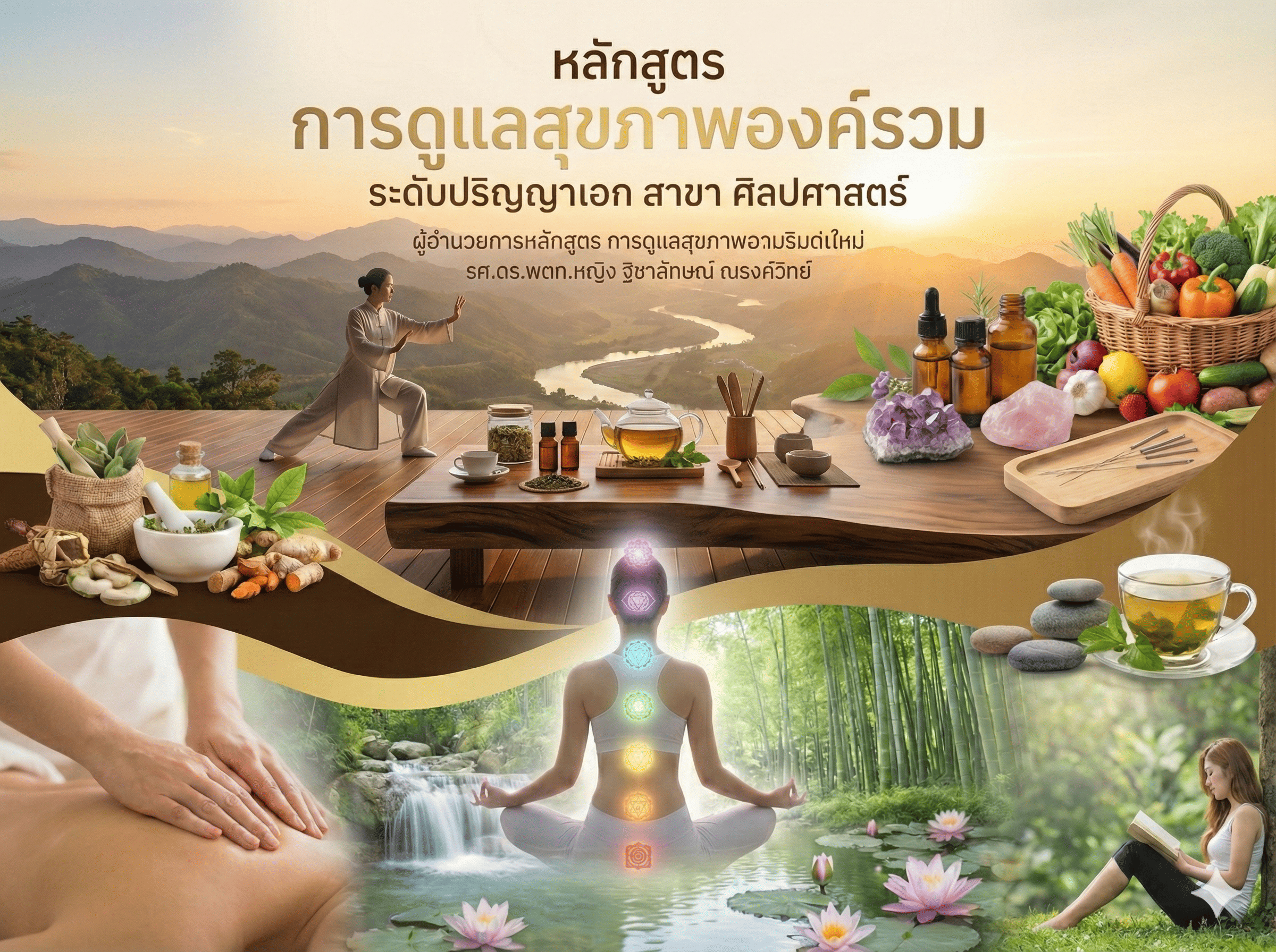 หลักสูตร การแพทย์พื้นบ้านและการแพทย์องค์รวม ระดับปริญญาเอก