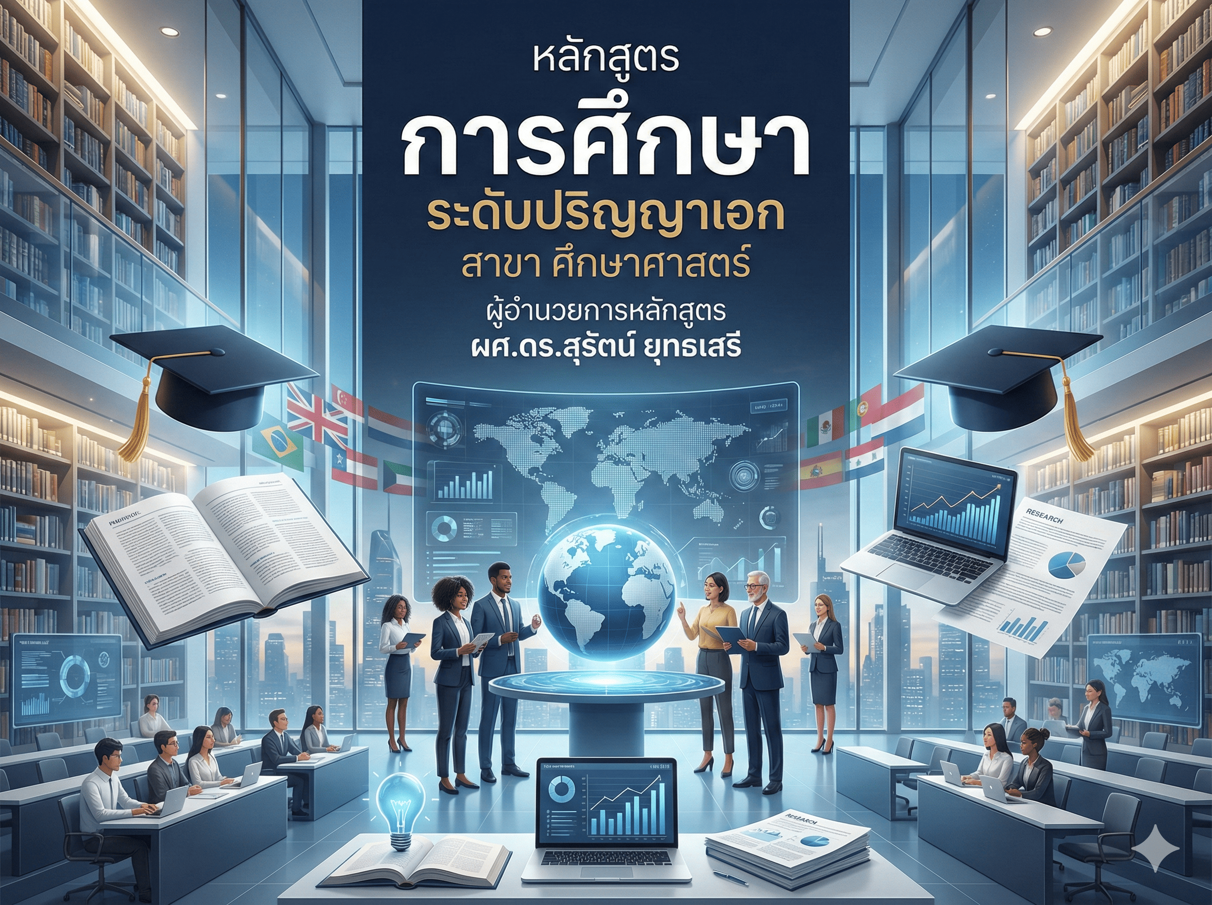 หลักสูตร การบริหารการศึกษา ระดับ ปริญญาเอก