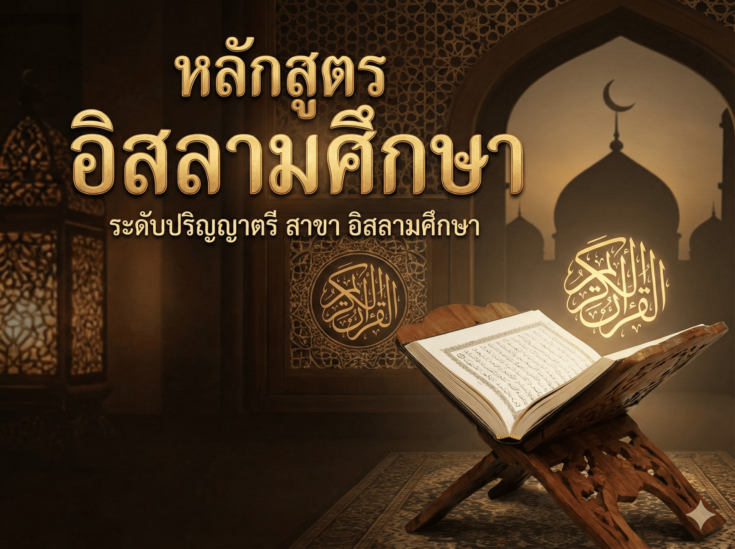 หลักสูตร อิสลามศึกษา ระดับ ปริญญาโท